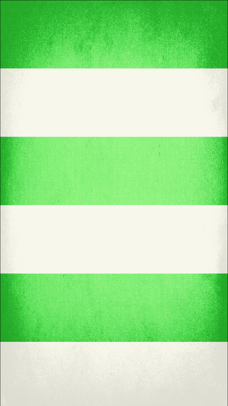 Todd's iconic green and stripes, covered in some awsome filters.